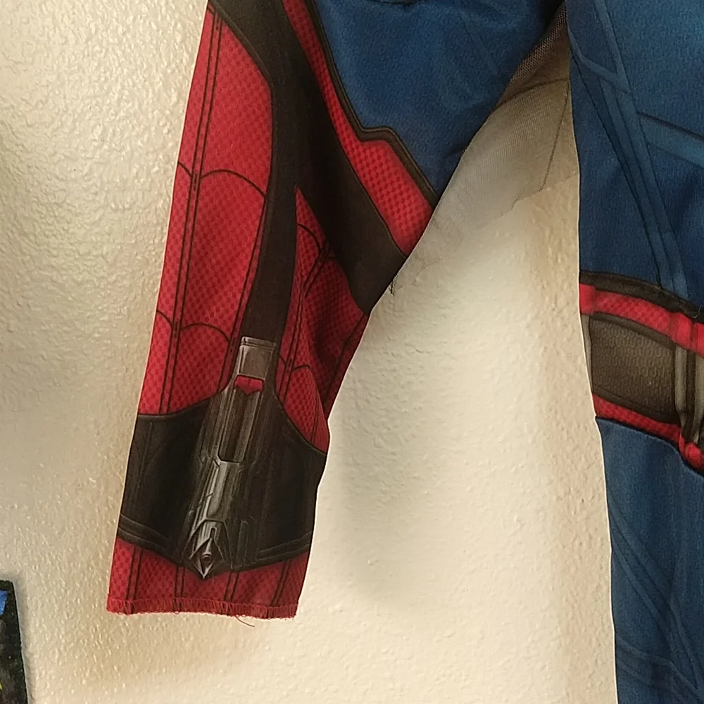 Marvel Spiderman Far From Home Deluxe Muscle Costume Youth Large - Picture 3 of 11